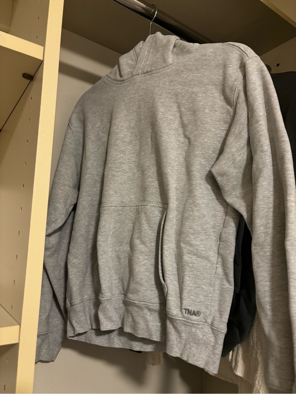 Aritzia Cozy Sweatfleece Perfect HoodieโจColour: Heather Chrome | Size: S